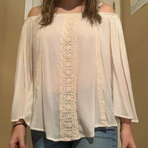 Off the shoulder shirt